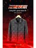 Three-in-One Detachable Windproof Goose Down Jacket: Cold-Resistant, Water-Repellent Outer, Warm Inner Layer for Couples