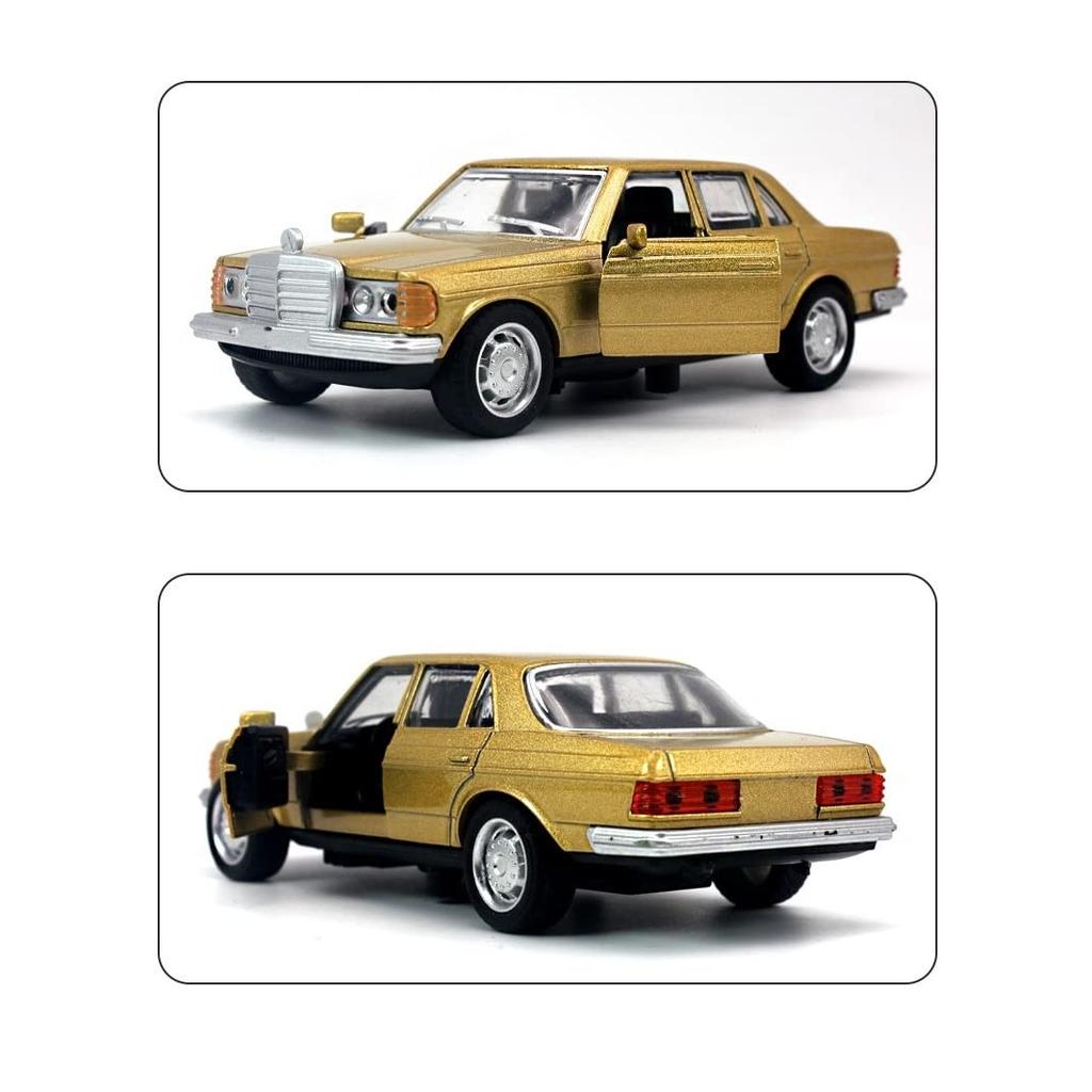 1/36 Scale Die-Cast Benz 1981 Model 280E with Openable Doors & Pull Back Action