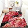 Multiple sizes Rich pink peony Carpet for Living Room Bedroom Sofa Home Decor Rus Non-slip Floor Mat Luxury Gift