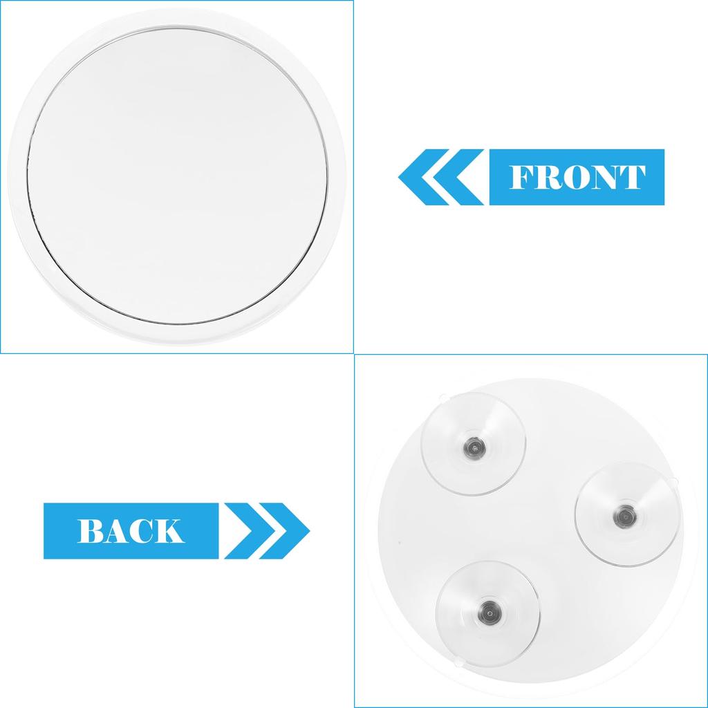 Beaupretty 10x Magnifying Mirror with Suction Cup for and Cosmetic Applications Makeup, Shower, Shaving,