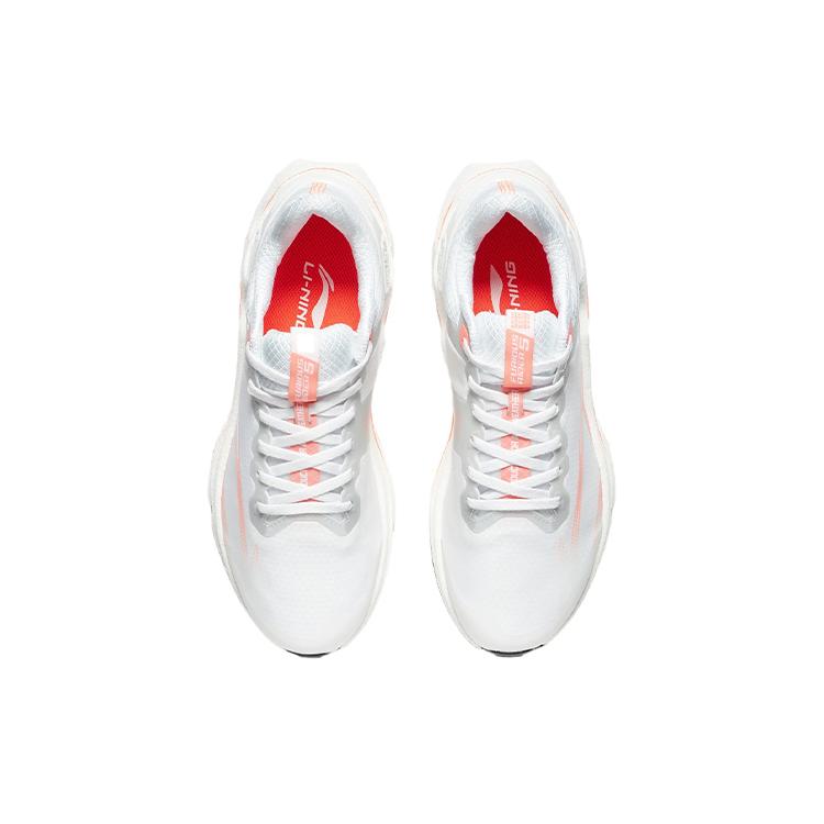Li Ning Furious Rider 5.0 BOOM Technology Low top Running Shoes Women's White Orange ARZR002-14