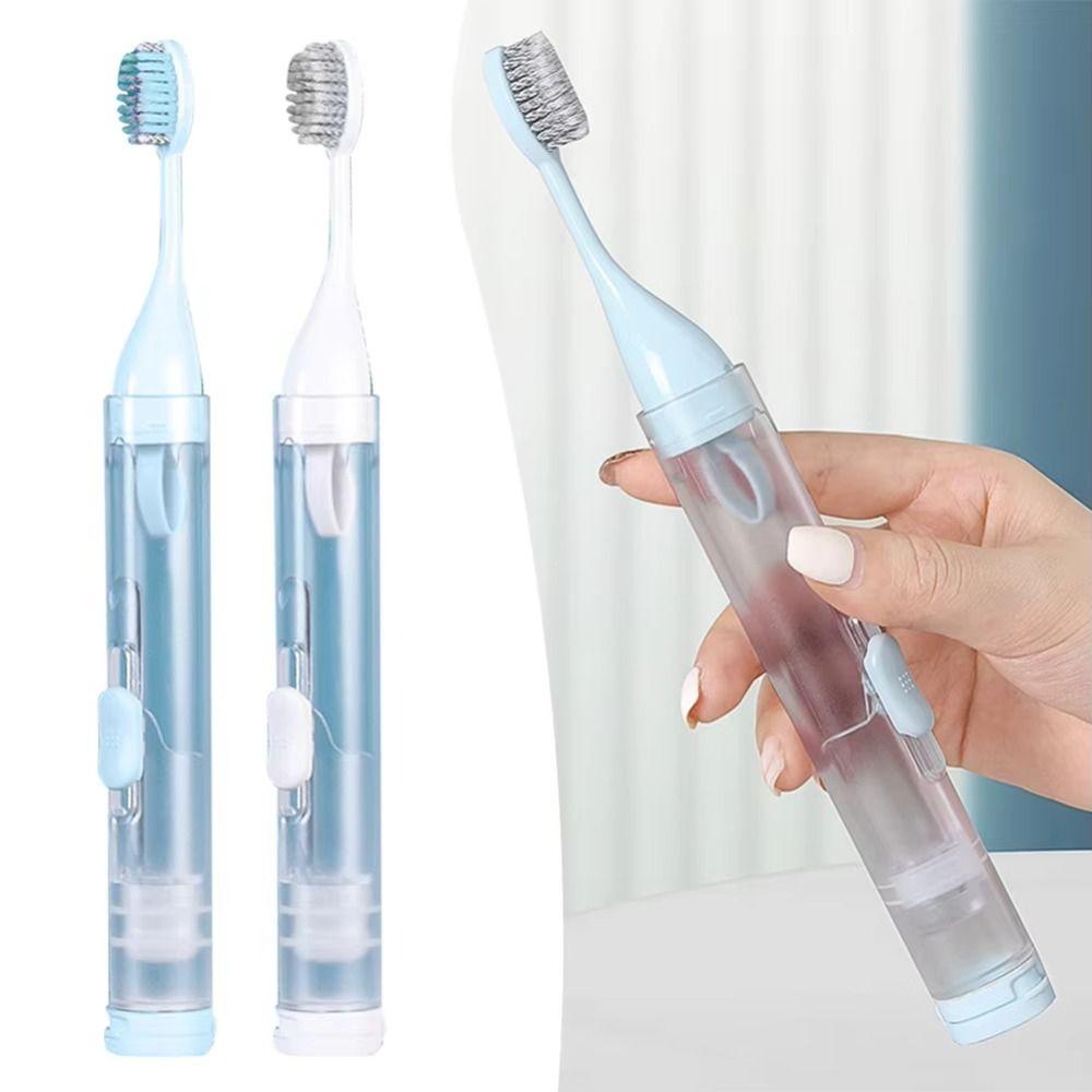 Portable Travel Toothbrush Set Foldable Toothpaste Tube Storage Box  for Outdoor Camping Travel