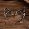 Goth Fairy Elf Ear Cuff Earrings Women  Statement Vintage Piercing Clip Earring Halloween Party Jewelry Gift