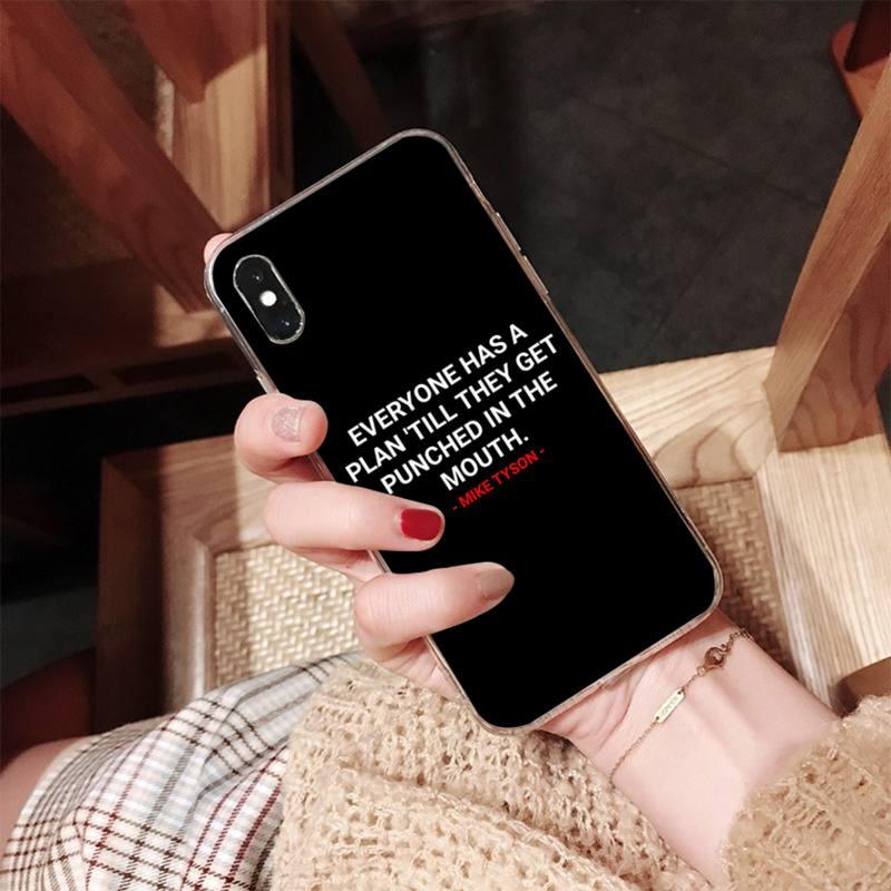 MaiYaCa Mike Tyson Boxer Man Phone Case for iPhone 11 12 13 mini pro XS MAX 8 7 6 6S Plus X 5S SE 2020 XR case