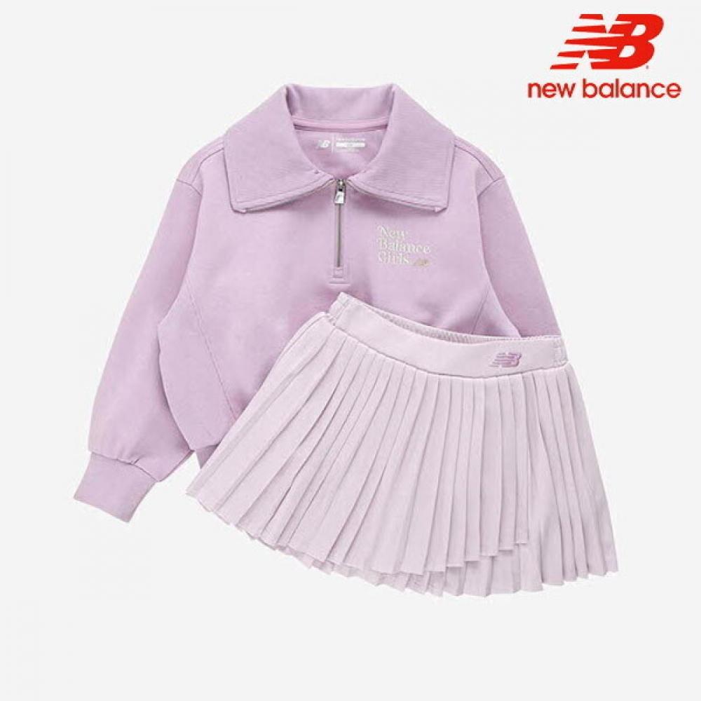 

New Balance Kids Nbgc Half Zip Up Skirt Set Nk9ye1803g 88 150/size