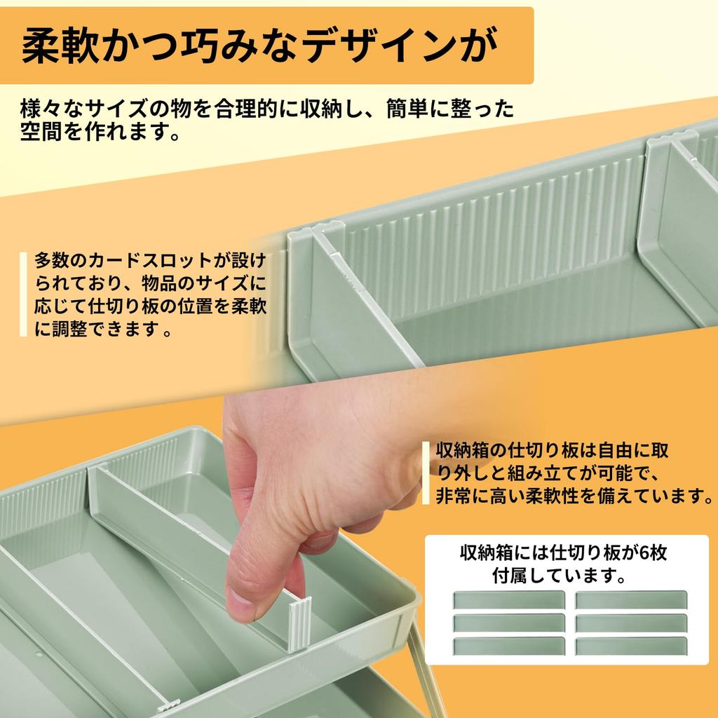 Large Capacity 3-Tier Tool Box, Multifunctional Storage Box, Semi-Transparent, 180-Degree Opening, Sewing Box with Handle, Tool Case, Home/Car Use, Sm