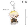 Demon Slayer Kimetsu No Yaiba Infinity Castle Acrylic Key Ring Iguro Obanai Tokitou Muichirou Action Model Figure Toys Premium Quality