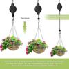 Sturdy Retractable Gardening Plant Hooks Heavy Duty Auto Lock Hanging Basket Hook Adjustable Height Bird Feeder Hook Garden Use