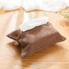 2PCS Ramie Fabric Tissue Box Cover,Napkin Holder Pumping Napkin Cover, Paper Box For Kitchen Car Toilet Tissue Case Container