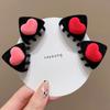 Heart Cat Ear Hairpin Bow Velvet Hair Clip Creative Children's Hair Clip  Girls
