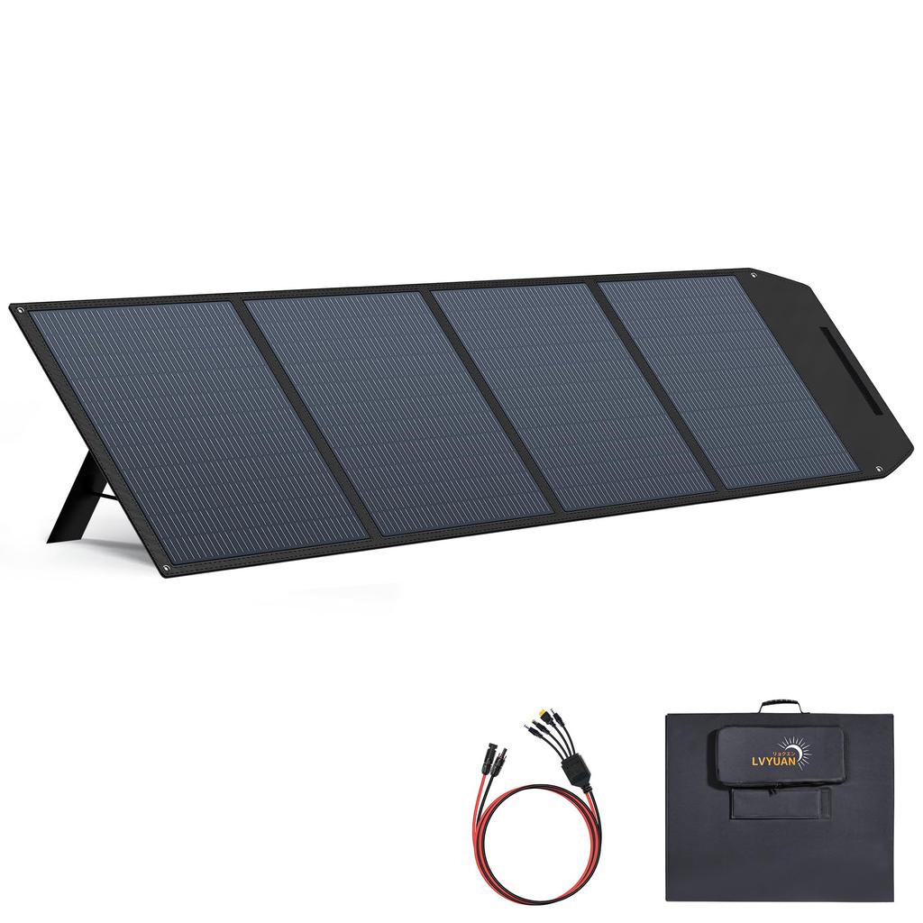 Solární panel LVYUAN 400W pro přenosný napájecí zdroj Skládací vysokonapěťový Specifikace Monokrystalický křemíkový solární nabíjecí solární panel Připojitelný v