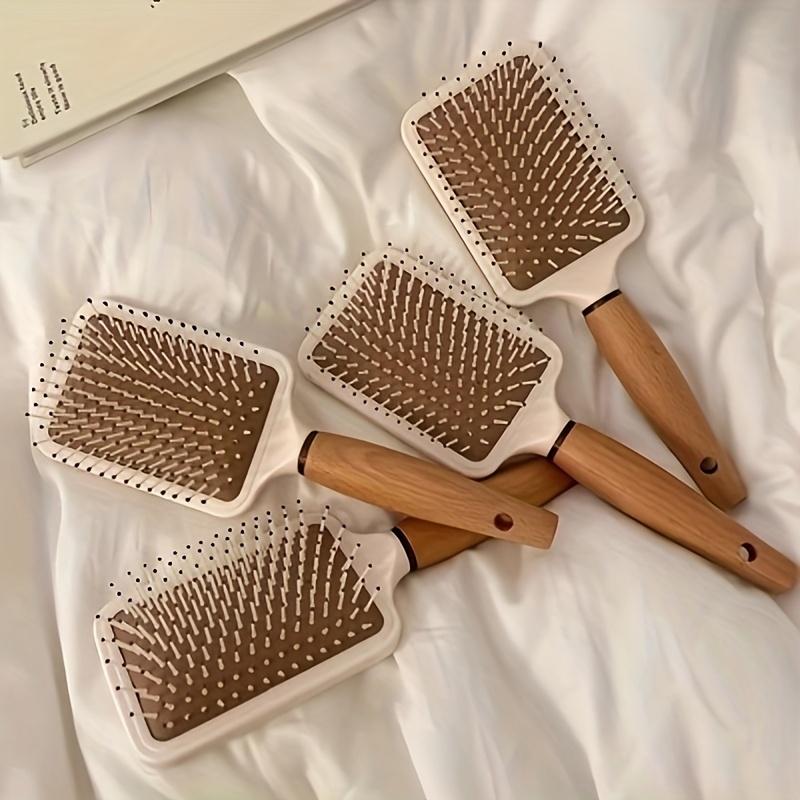 Handle Air Cushion Comb Plastic Bristle Styling Comb, ABS Plastic Handle, Ladies Fluffy Hair Care Comb