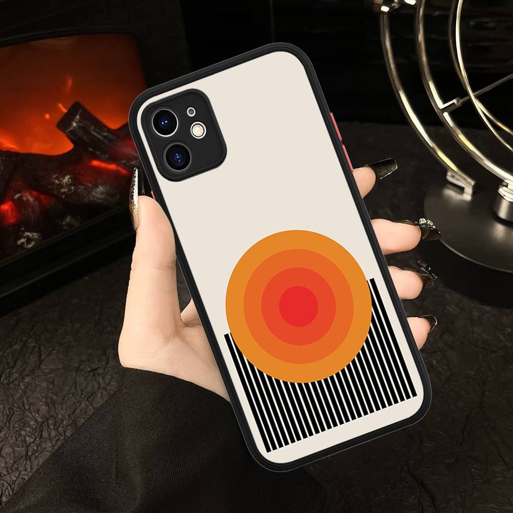 B-Bauhaus Fashion Retro Art For IPhone 16 15 14 13 12 11 Pro Max X XS MAX Plus Translucent Black Phone Cover