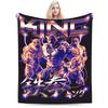 KING Bootleg Tekken 8 Plush Blanket Girls Boys Flannel Throw Blanket For Home Decor Warm Customized Quality Bedspread Gift