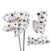 Cartoon Printed Golf Club Head Cover PU Leather Golf Club Protector  Outdoor Sports