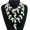 New Trendy Double Layered Irregular Pearl Pendant Necklace Baroque Party Dress Up Women's Neck Jewelry Gift
