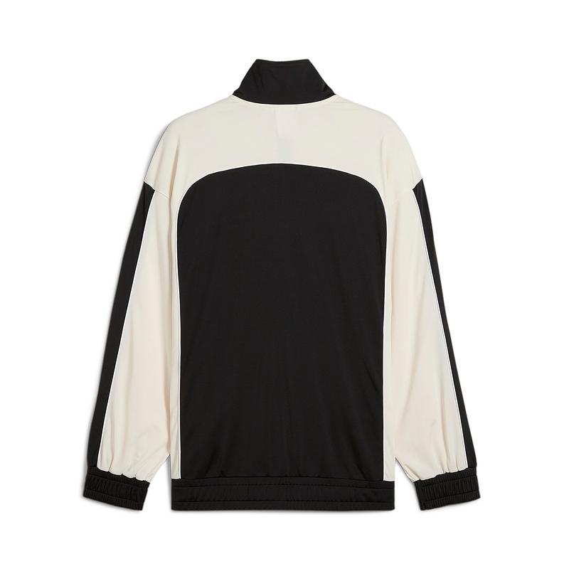 Puma Ss25 Casual Sports Fashion Stand Collar Jacket Unisex Jacket Black White 631468-51