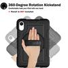 Silicone+PC Hybrid Armor Cover With Shoulder Strap For Xiaomi Redmi Pad 2 2025 11.0inch Model 25040RP0AG 360 Rotating Stand Case