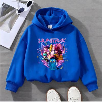 Girls Children's Cartoon Printed Sweatshirt Children's Clothing Casual Long Sleeve Top Hoodies Sweatshirts Girls