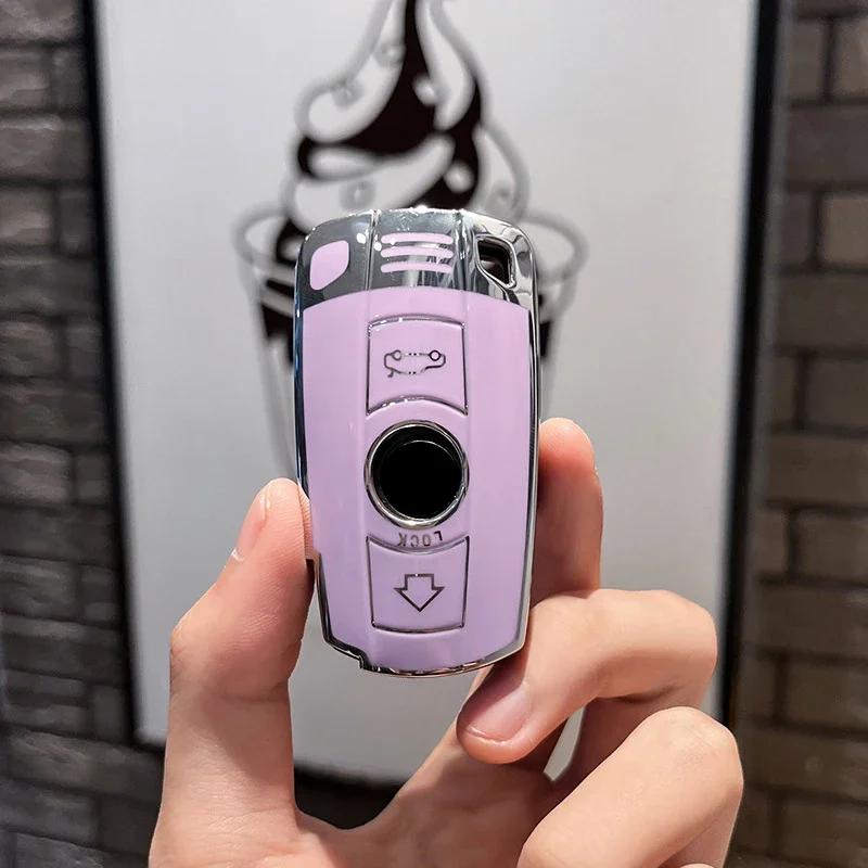 TPU Car Remote Key Case Cover Shell for BMW E90 E60 E70 E87 3 5 6 Series M3 M5 X1 X5 X6 Z4 E71 E72 E88 E89 E91 E92 Accessories