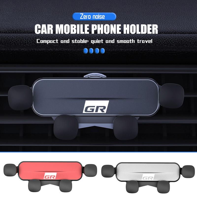 For S8 Car Phone Holder Air Conditioning Vent Mobile Phone Support Accessories GR Land Cruiser RAV4 Camry Fortuner Venza JH8