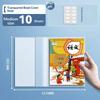 10/30 Pcs Transparent Waterproof Book Covers For Primary Middle Students Protect Textbooks