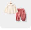 Youqi Autumn 2026 Baby Girl Long Sleeve Hoodie and Sweatpants Set for Outings