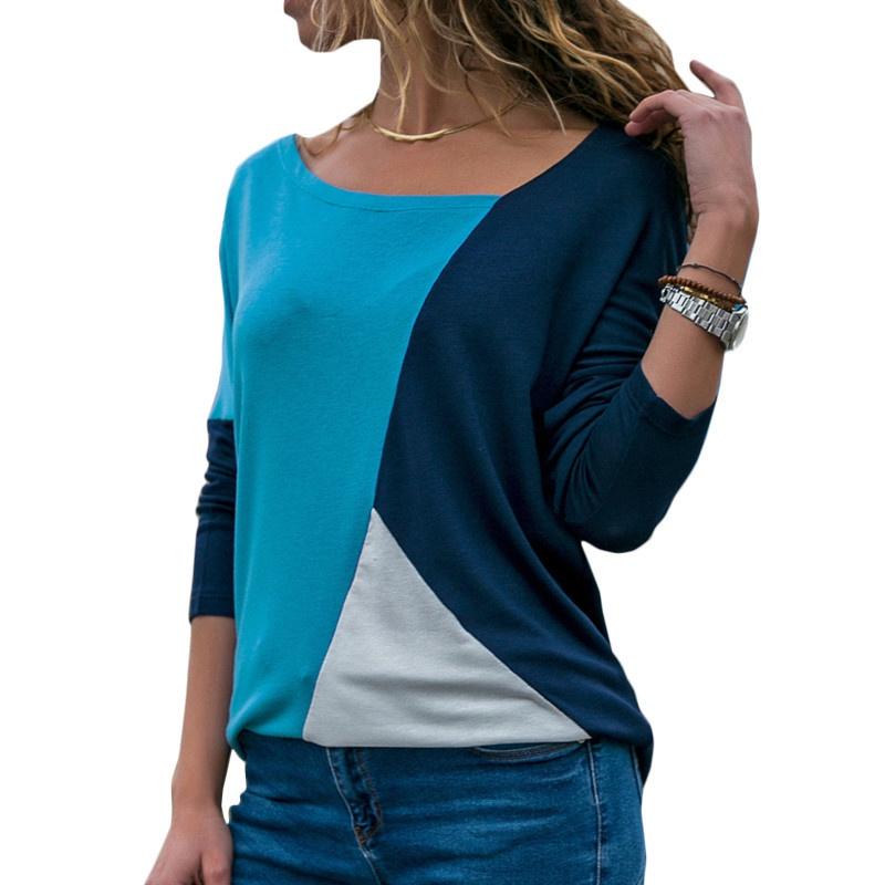 Elegant Fashion Women's Long Sleeve Loose Blouse Casual Shirt Autumn Tops T-shirt