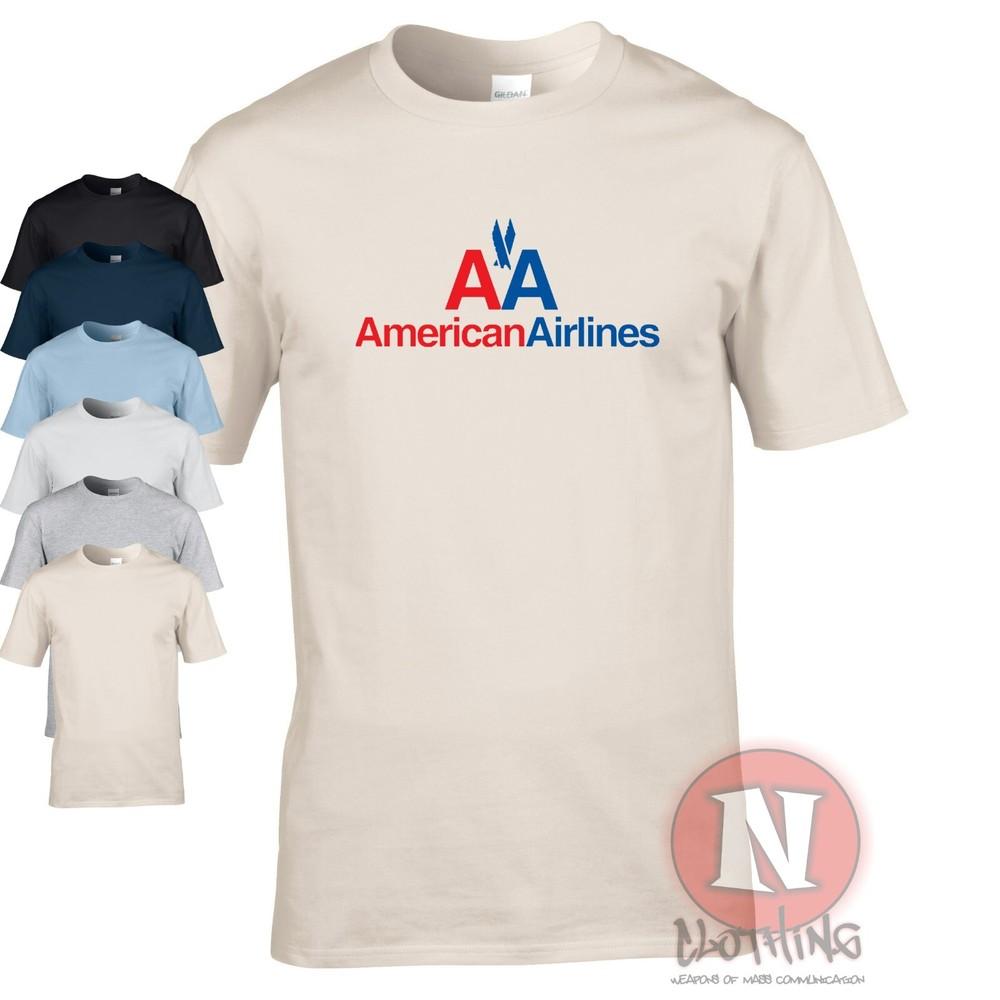 Americano Aerolíneas 1965 Logo Camiseta Clásico Avión Observadores Airline Crew