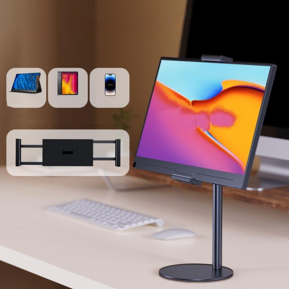 Rotating Portable Monitor Stand Adjustable Height Mobile Phone Holder Vertical Tablet Stand  Tablet
