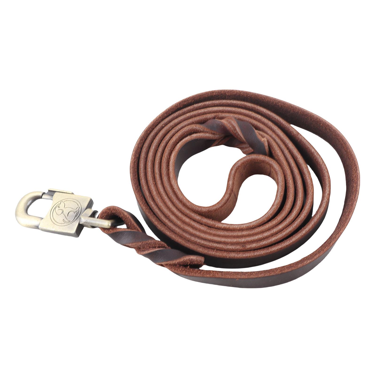 

Durable Leather Dog Training Leash Strap for Large Medium Dogs