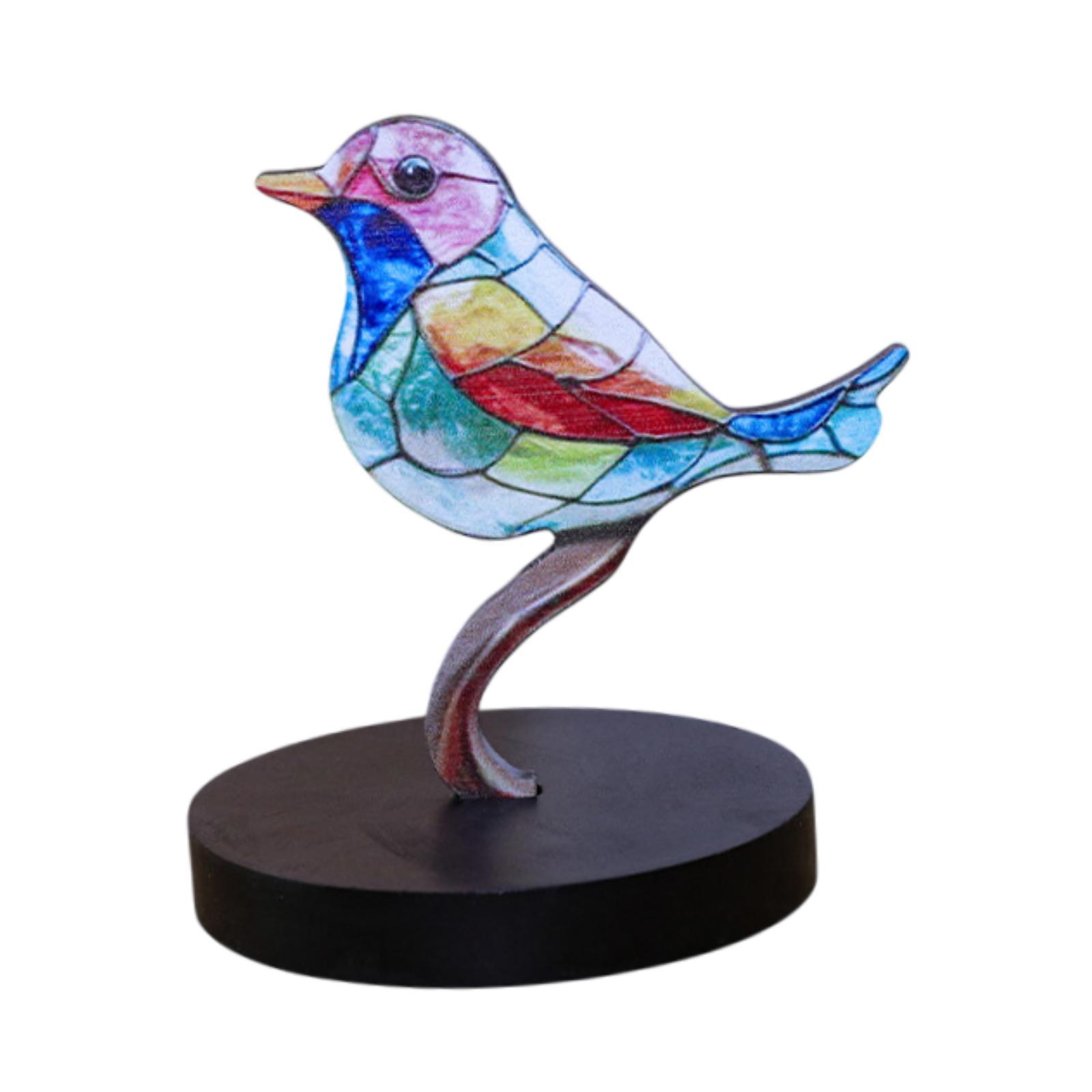 

Bird Desktop Ornament Decorative Gift Desktop Decor for Shelf Bedroom Office