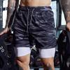Sport Shorts Männer Sportswear Doppel-deck Laufshorts 2 In 1 Strand Böden Sommer Gym Fitness Training Jogging Kurze hosen
