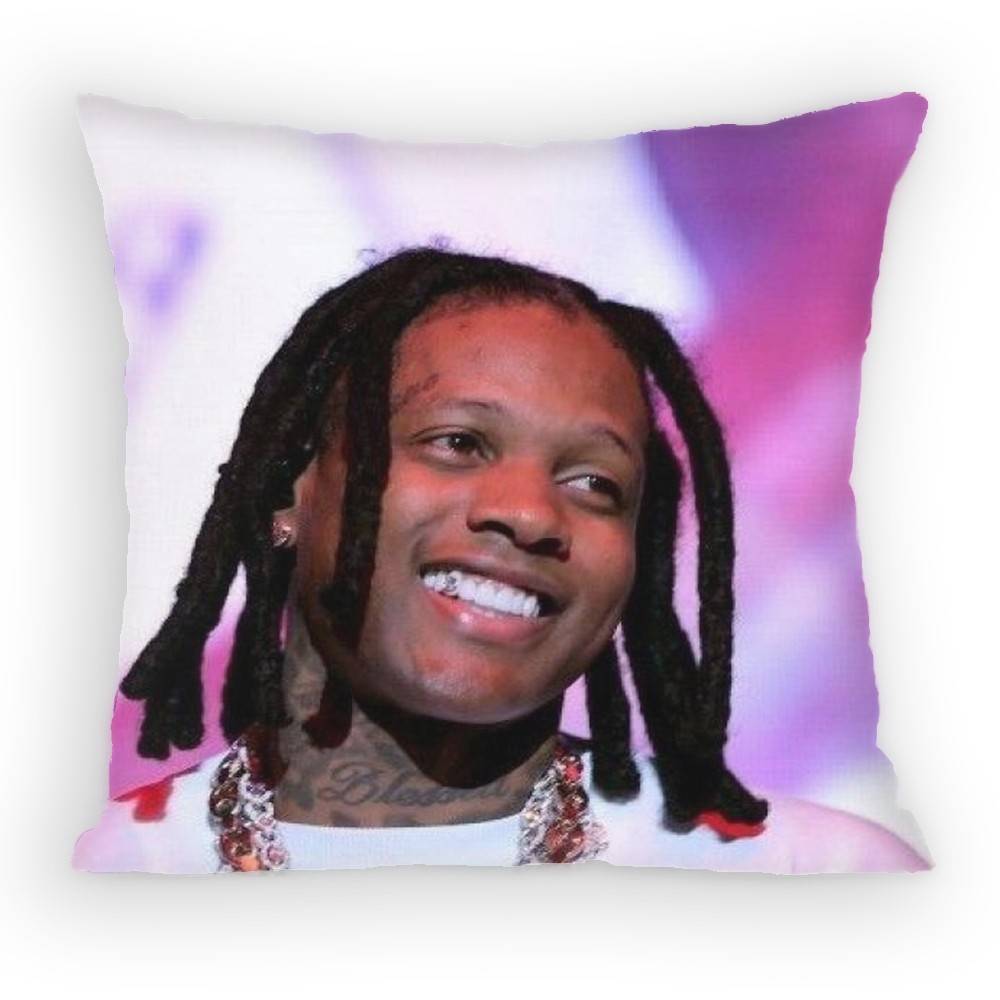 

Rapper LLil DDurk Pillow Case Antidustmite Pillowcase Invisible zipper silky short plush Sofa cushion cover 30x30 cm