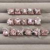 Fashion Pink Dreamy Crystal Butterfly Bow Heart Star Shell Star Charm Fit 9mm Stainless Steel Bracelet Women DIY Making Jewelry