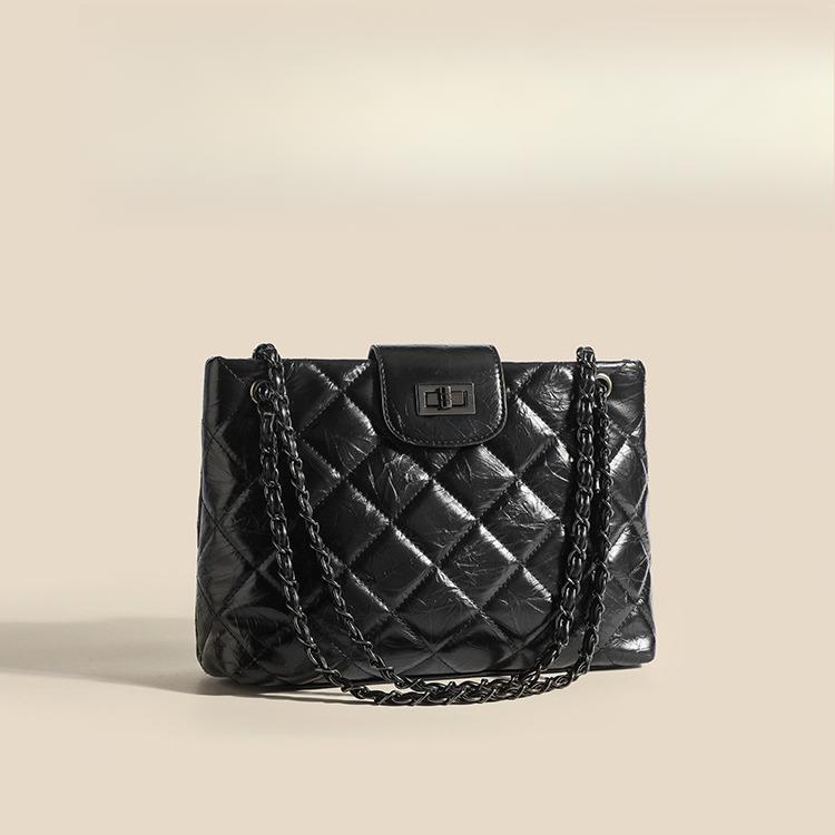 

New Large-capacity Commuter Tote Bag Women s Shoulder Messenger Bag чорний