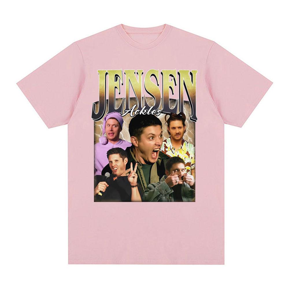Dean Winchester Meme T Shirt Funny Jensen Ackles Retro Graphic Tee Shirt Women Clothing Fashion Casual Cotton Tshirt Streetwear