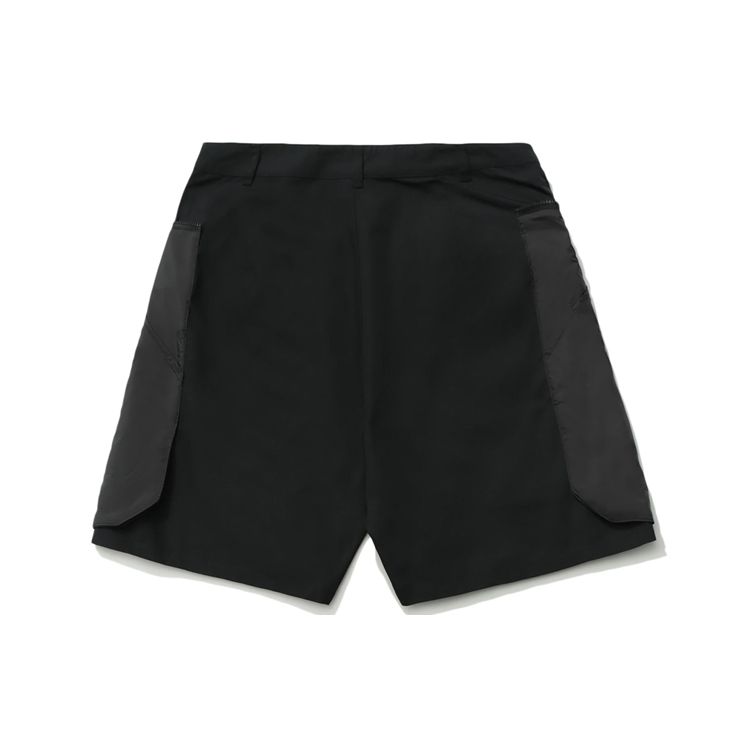 Li Ning X Disney Collaboration Large Pocket Sports Casual Shorts Women Shorts Black AKSR198-1