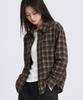 ATEZ Essential Check Crop Shirt [Brown]