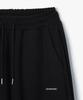Peopeupeopeudebteu Side Pleats Wide String Sweat Pants Black