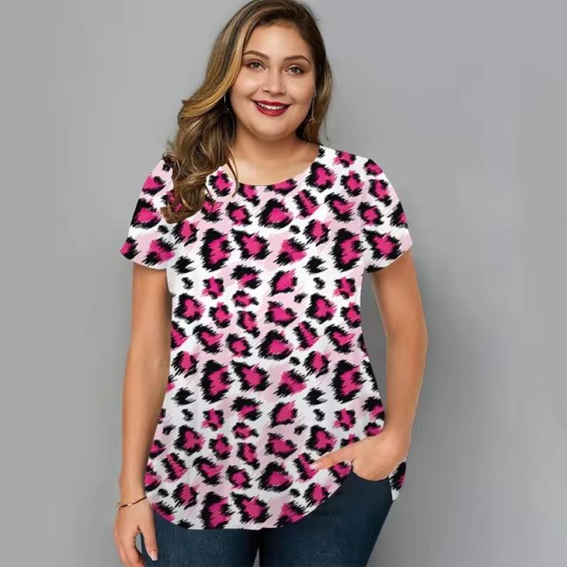 Женская футболка с леопардовым принтом — фото 6