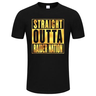 Spgbtees Goldfolie Straight Outta Raider Nation Unisex T-Shirt