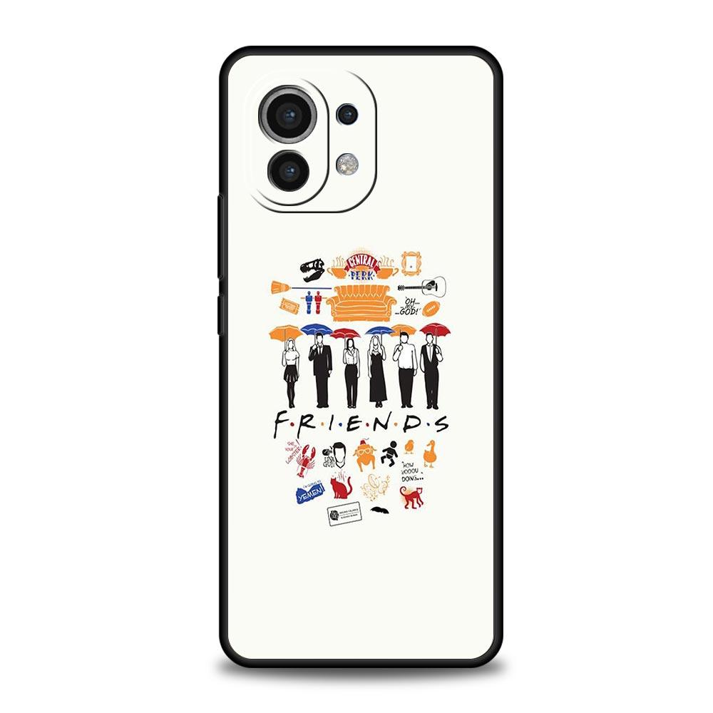 Friends Phone Case Cover for Xiaomi Mi 17 Pro Max 15 14 13 12 11 Ultra 15T 14T 13T 12T 11T Pro Lite Soft TPU Shell Fundas Capas