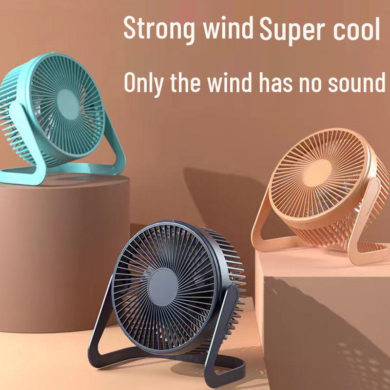 6-Zoll leiser USB-Schreibtischventilator mit zwei Geschwindigkeiten - Ideal für Wohnheime, Büros und Studenten