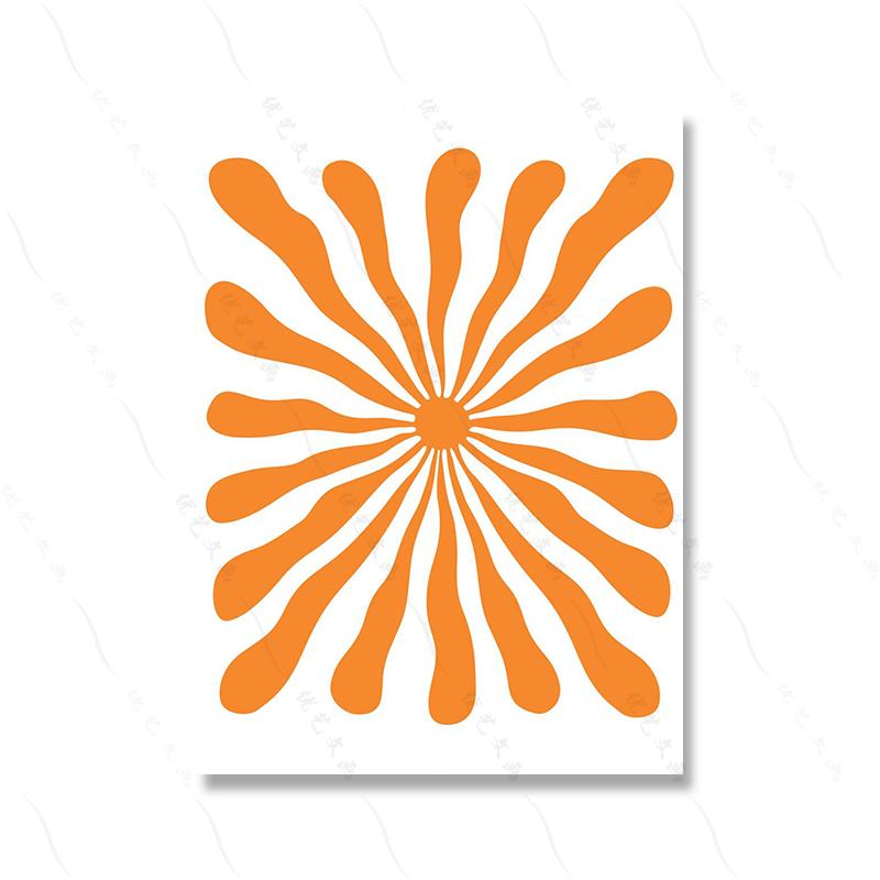 

Маргарита плавает оранжевый абстрактный бассейн плавание абстрактный современный холст картина стена комната декор комнаты летний бассейн плакат печать 50x70cm No Framed