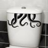 Whimsical Octopus Toilet Stickers, Waterproof Removable Self-Adhesive Decals for Bathroom Wall Decor