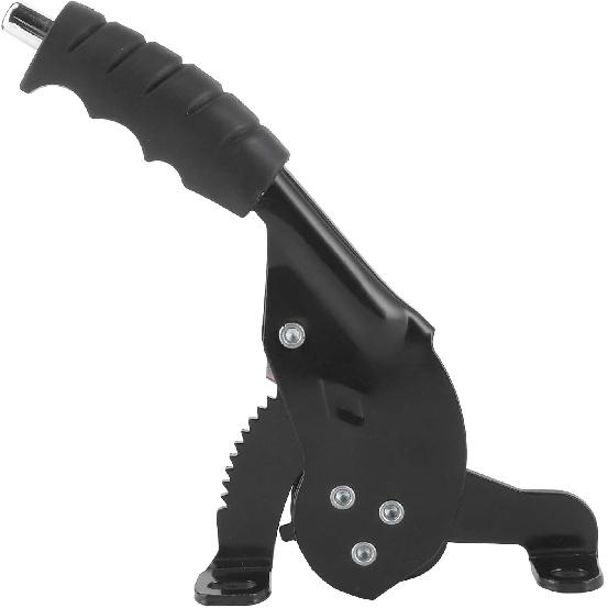 Acouto Handbrake Lever (Black,Silver) - Universal Handle for ATV, Go-Kart, Three-Wheeled Electrombile & Motorbike - Sturdy, Durable & Easy to Install