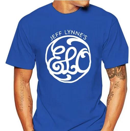 NEW JEFF LYNNE S ELO ELECTRIC LIGHT ORCHESTRA LOGO Classic Blue Shirt S