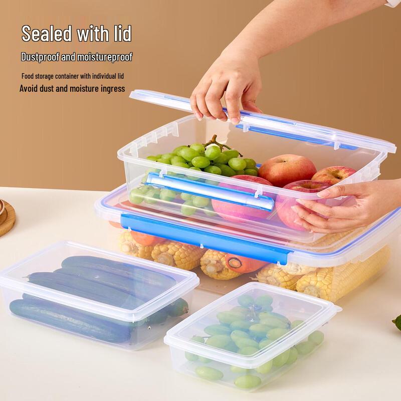 ZISIZ Food-Grade Plastic Storage Container with Lid