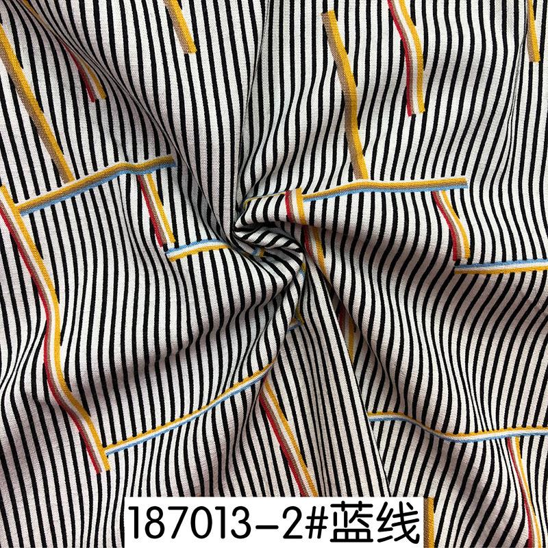 Plain Rayon Cotton Fabric By The Per Meter for Clothes Skirt Dress Sewing Summer Soft Textile Breathable Elasticity Bamboo Cloth